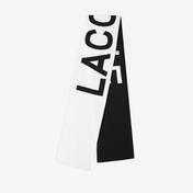 Lacoste Erkek Yün Baskılı Beyaz Atkı