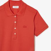 Lacoste Kadın Slim Fit Kısa Kollu Polo Yaka Turuncu Elbise
