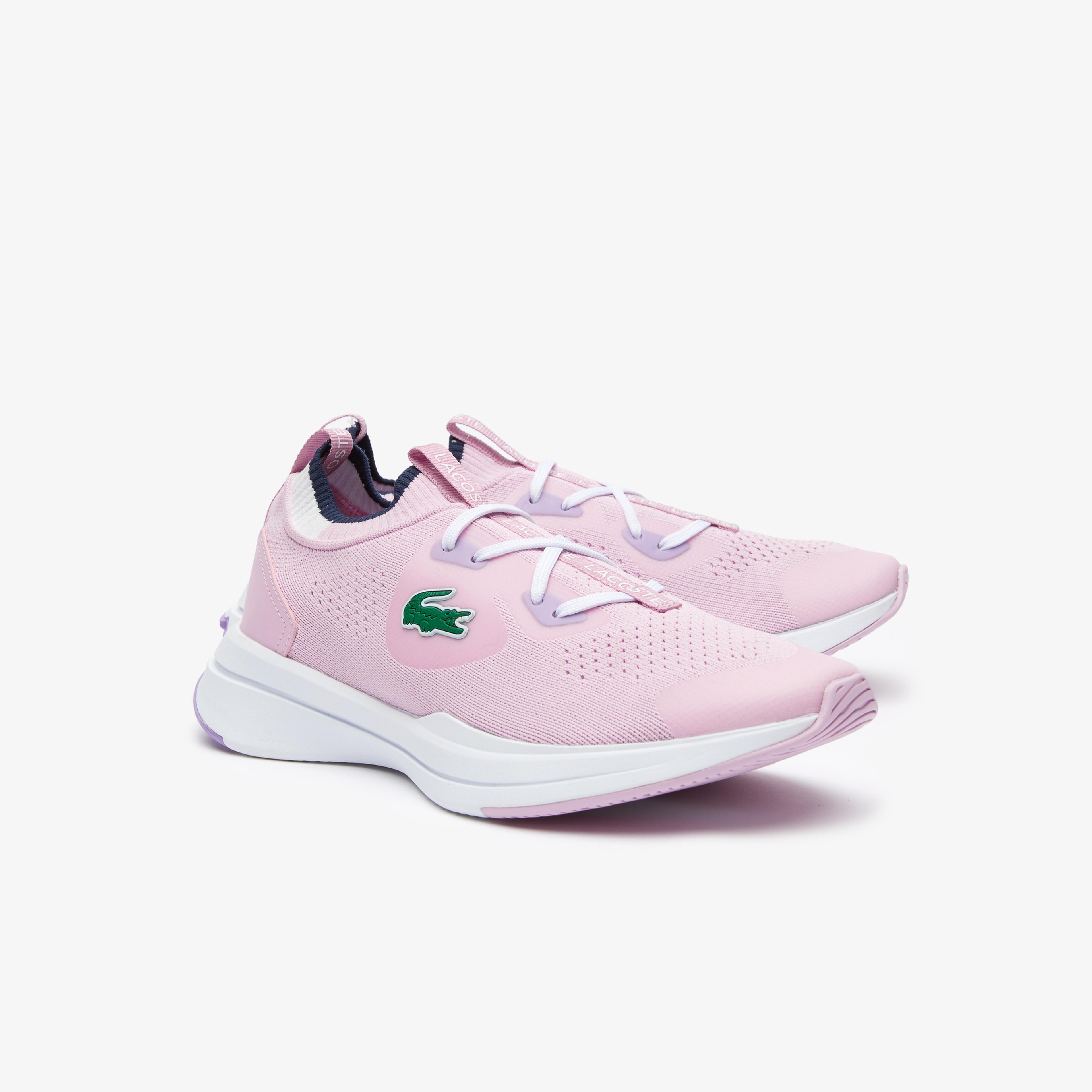 Lacoste SPORT Run Spin Knit Kız Çocuk Pembe Sneaker