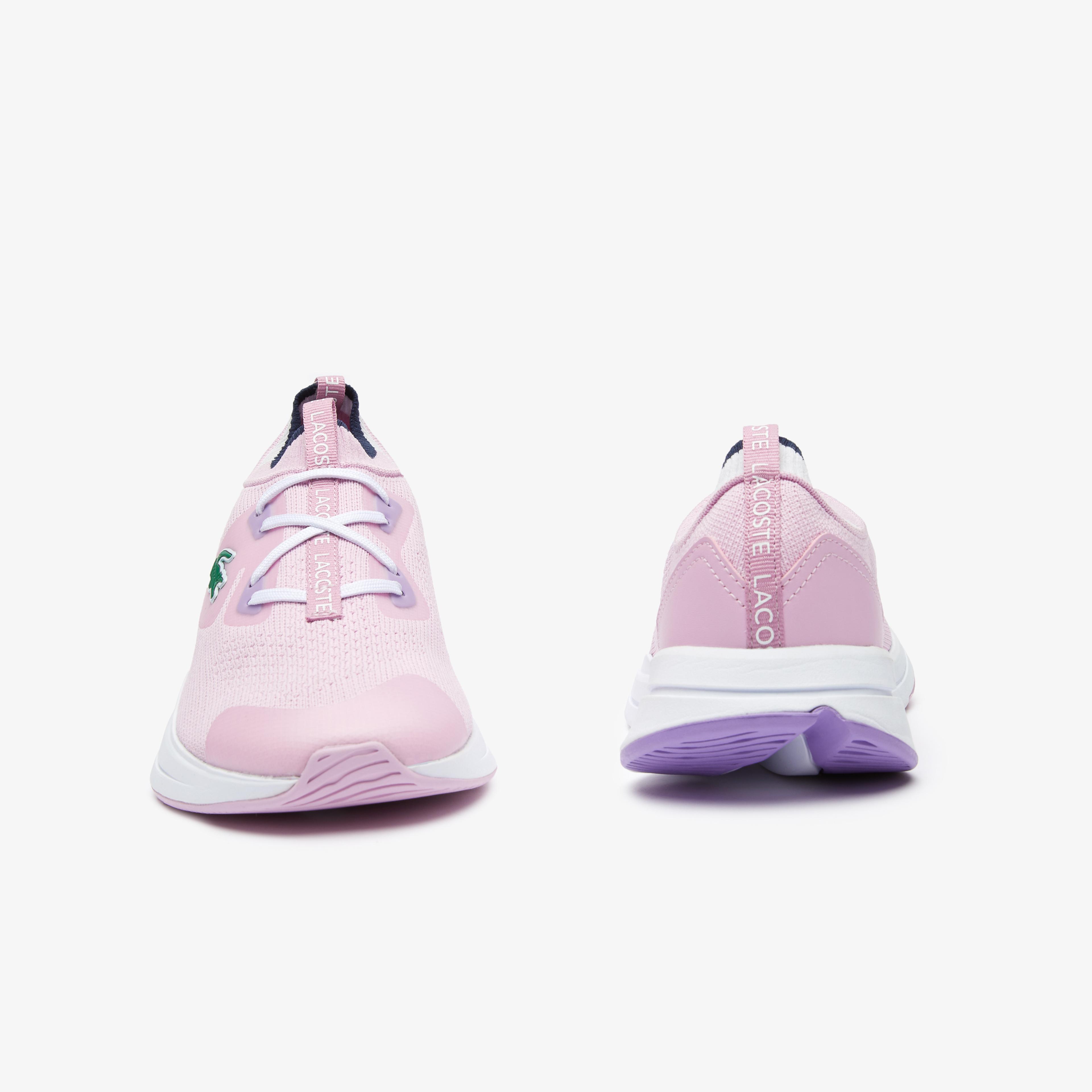 Lacoste SPORT Run Spin Knit Kız Çocuk Pembe Sneaker