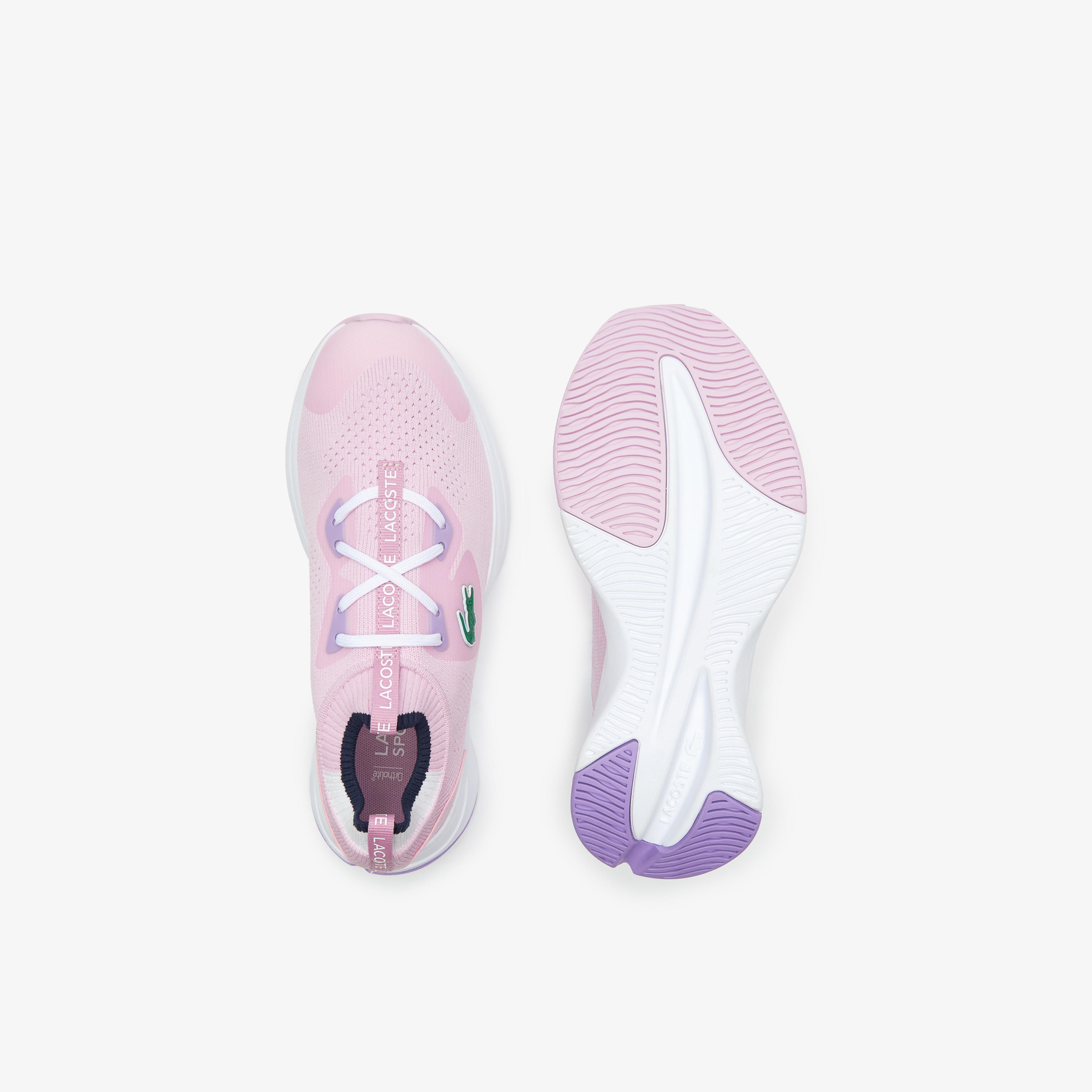 Lacoste SPORT Run Spin Knit Kız Çocuk Pembe Sneaker