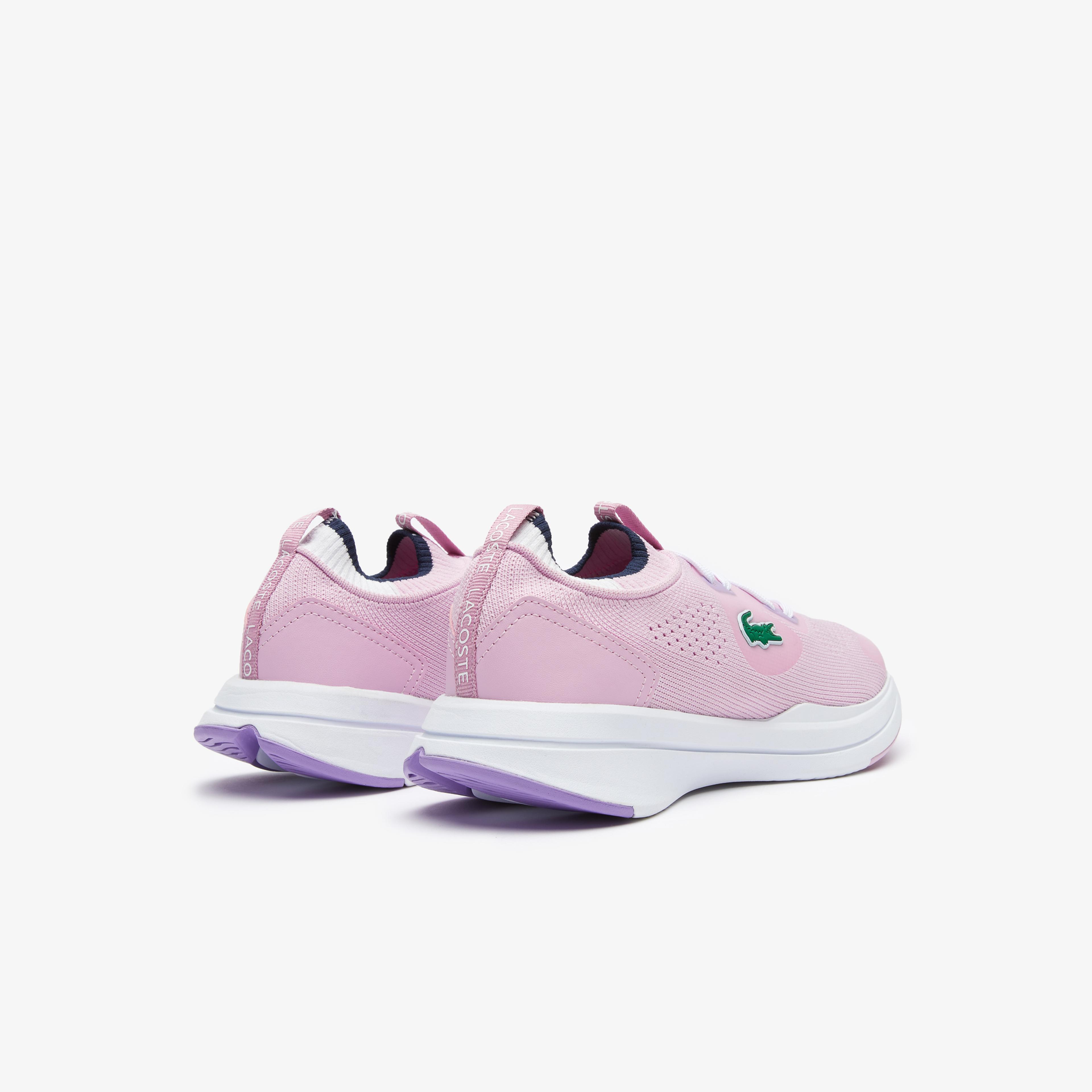 Lacoste SPORT Run Spin Knit Kız Çocuk Pembe Sneaker