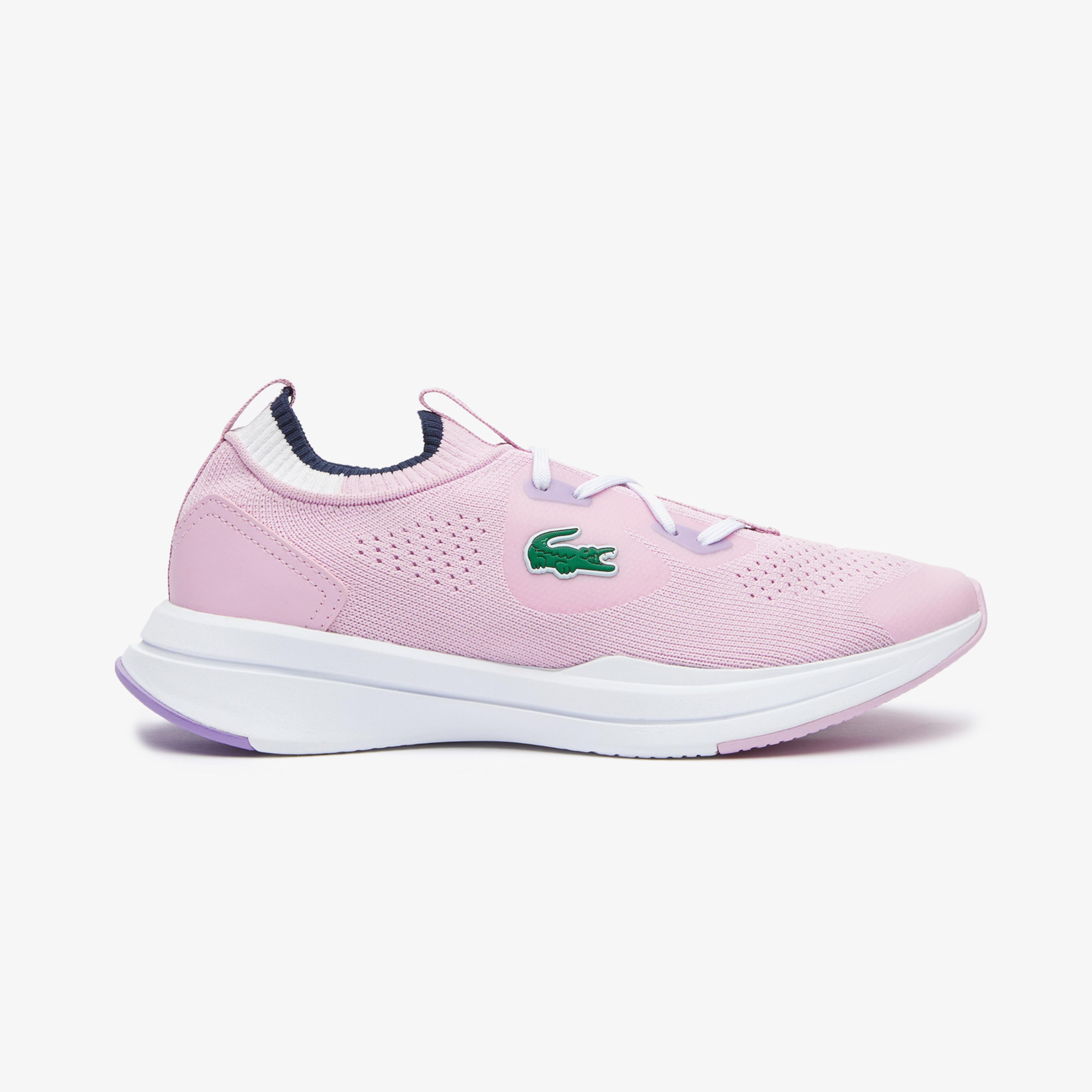 Lacoste SPORT Run Spin Knit Kız Çocuk Pembe Sneaker