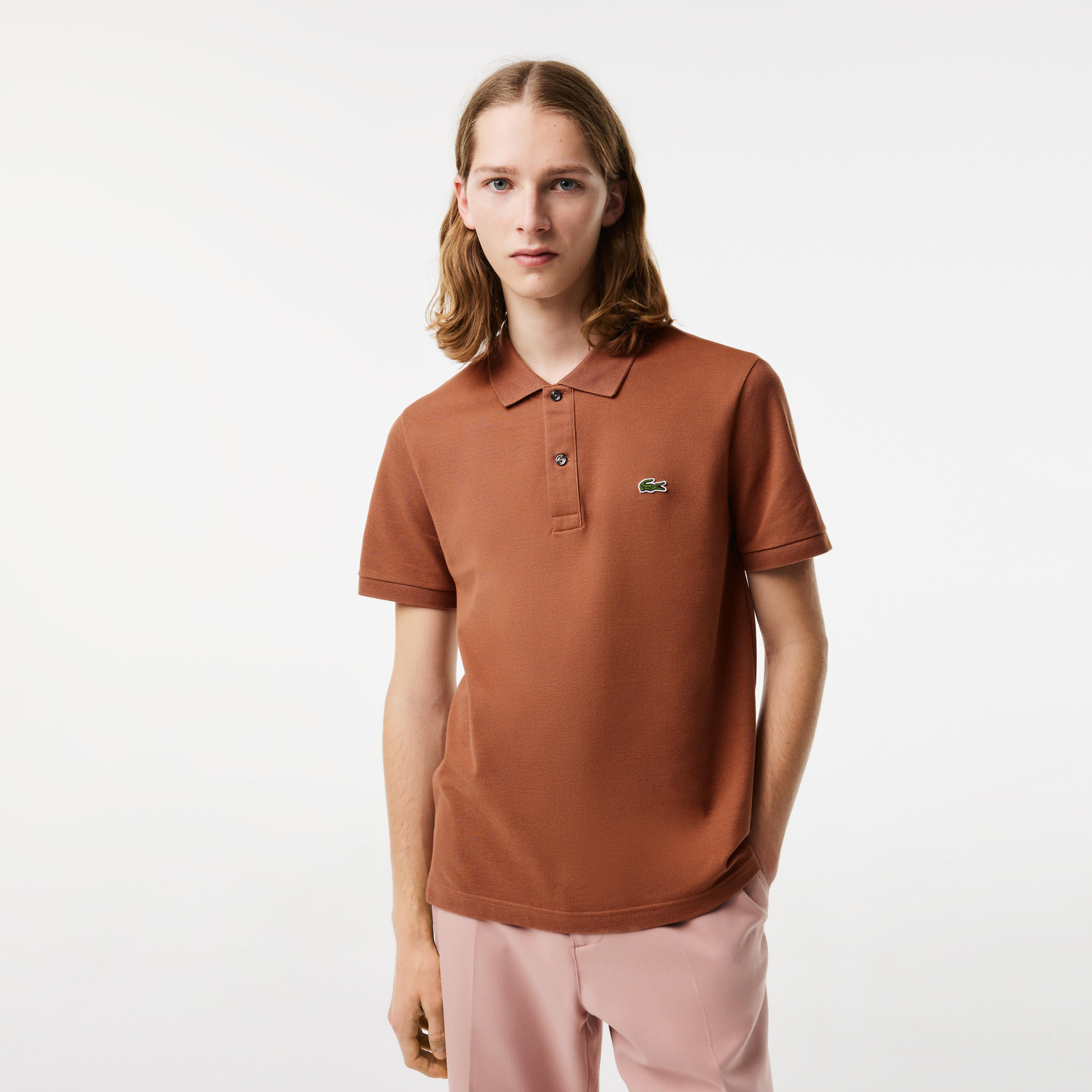 Lacoste Erkek Slim Fit L.12.12 Kahverengi Polo
