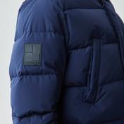 Lacoste Erkek Kapüşonlu Kapitone Koyu Lacivert Şişme Mont