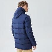 Lacoste Erkek Kapüşonlu Kapitone Koyu Lacivert Şişme Mont