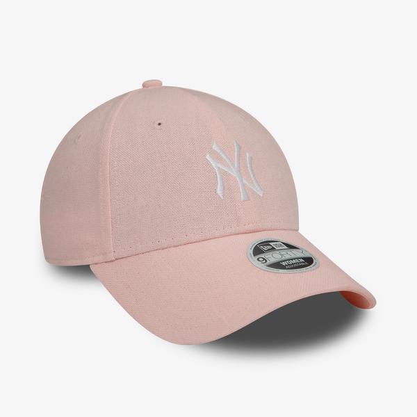New Era New York Yankees Linen White 9FORTY Unisex Siyah Şapka_3