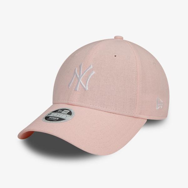 New Era New York Yankees Linen White 9FORTY Unisex Siyah Şapka