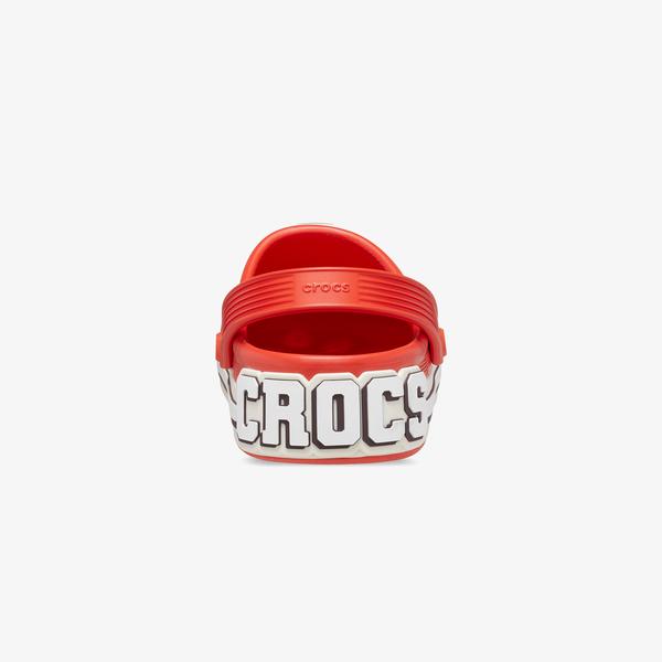 Crocs Off Court Logo Unisex Kırmızı Terlik_2