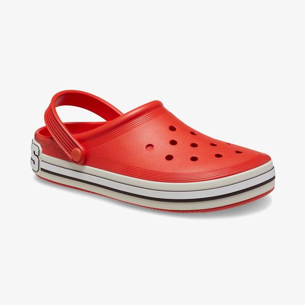 Crocs Off Court Logo Unisex Kırmızı Terlik_6