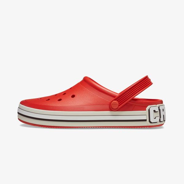 Crocs Off Court Logo Unisex Kırmızı Terlik_3