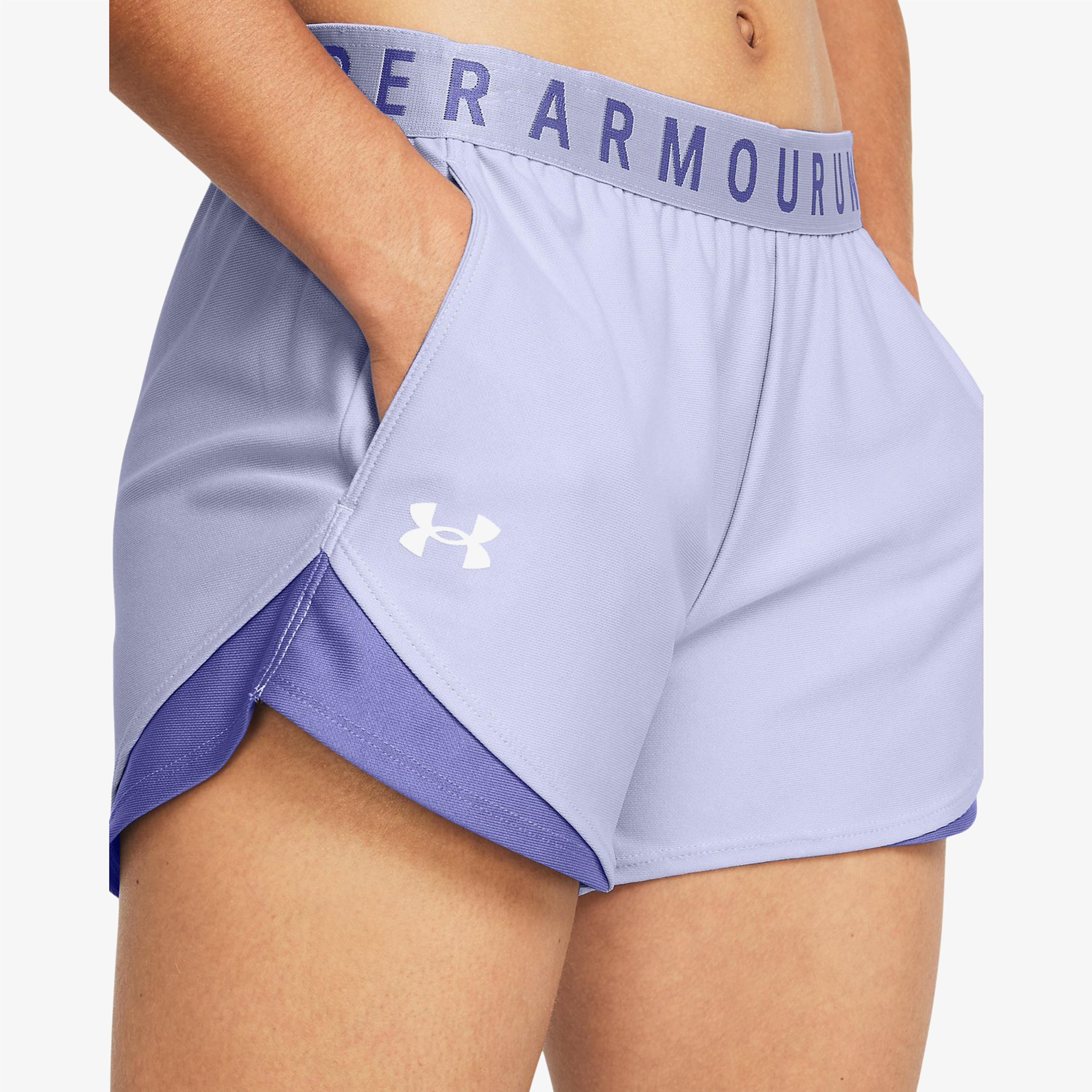 Under Armour Play Ups 3.0 Kadın Lila Şort