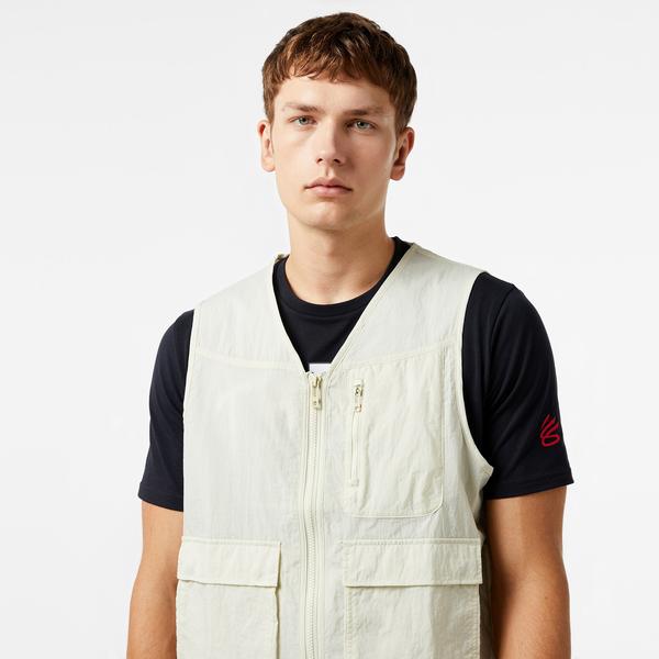 Under Armour Legacy Crinkle Vest Erkek Bej Yelek_3