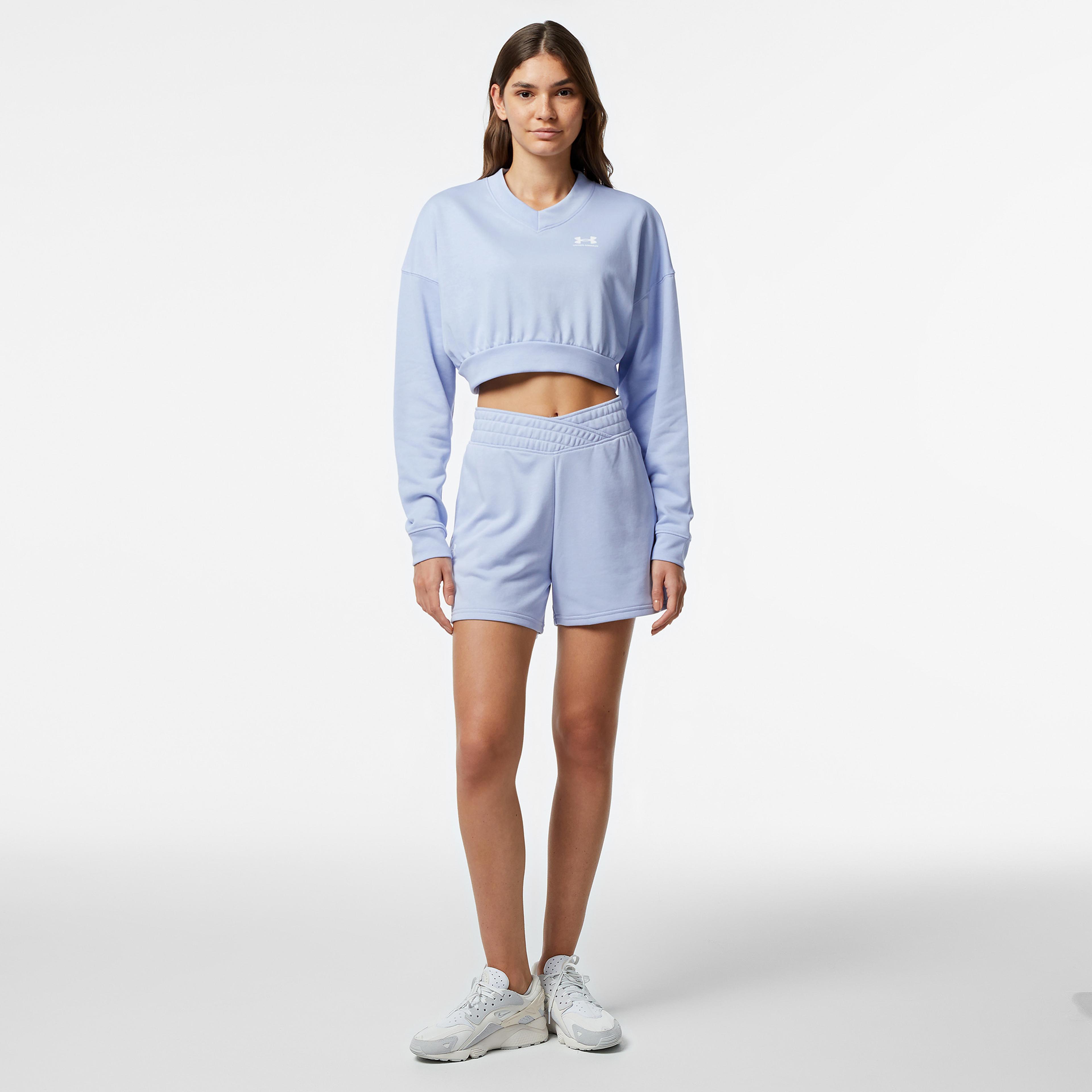 Under Armour Rival Terry Oversized Kadın Crop Sweatshirt