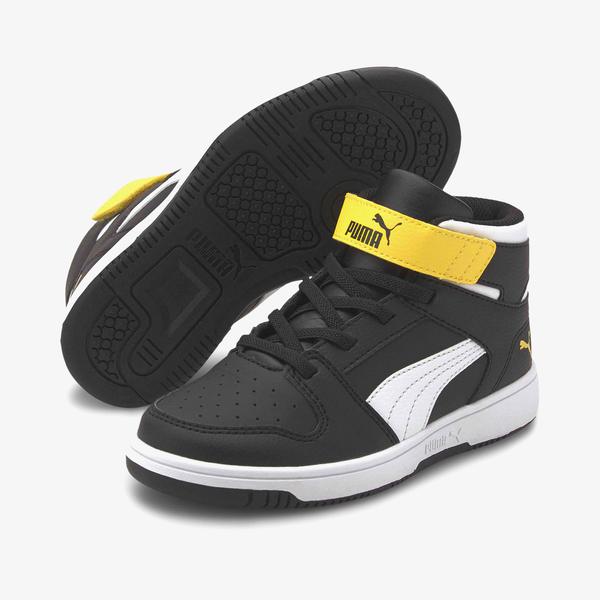 Puma Rebound Layup Sl V Ps Çocuk Siyah Spor Ayakkabı_5