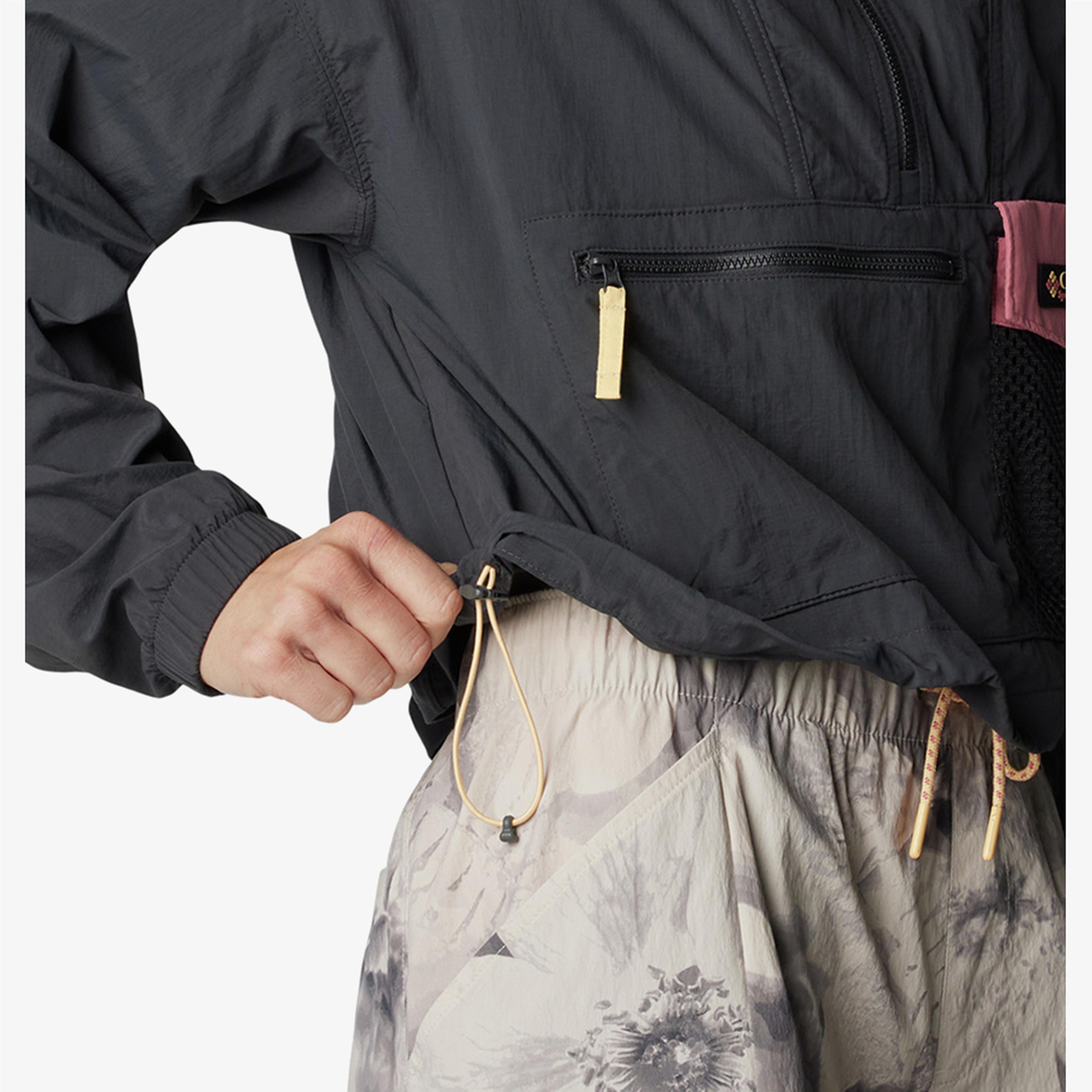 Columbia Painted Peak Cropped Wind Kadın Gri Ceket