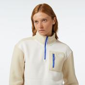 The North Face W Yumıorı 1/4 Zip Kadın Beyaz Polar Sweatshirt