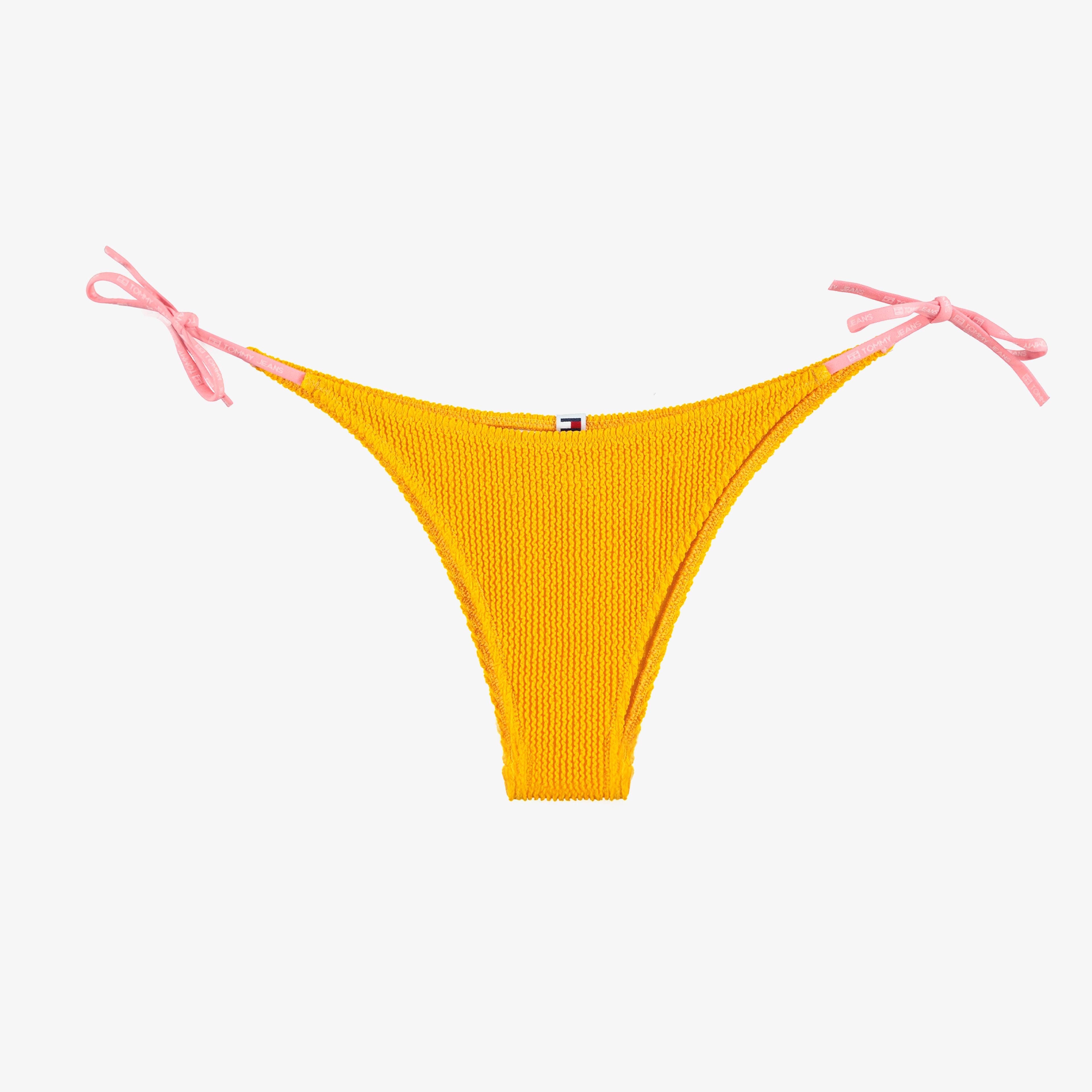 Tommy Jeans Bananaing Side Tie Kadın Sarı Bikini Altı