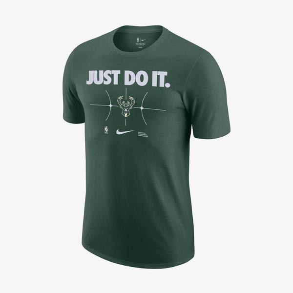 Nike Milwaukee Bucks Essential Erkek Yeşil T-Shirt