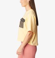 Columbia Painted Peak Knit Cropped Top Kadın Sarı T-Shirt