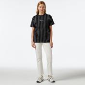 Karl Kani Small Signature Essential Pinstripe Os Kadın Siyah T-Shirt