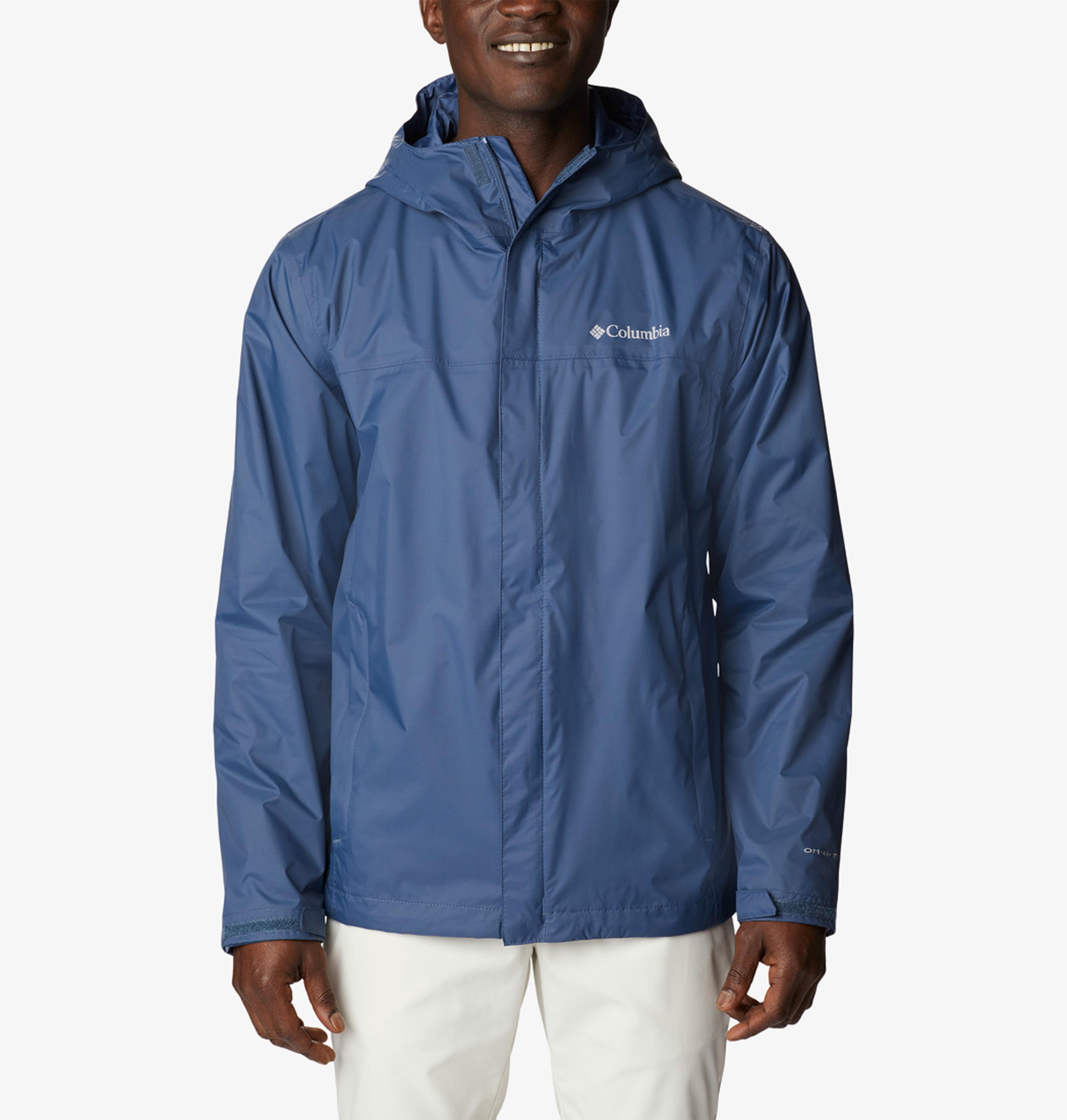 Columbia Watertight Erkek Mavi Yağmurluk