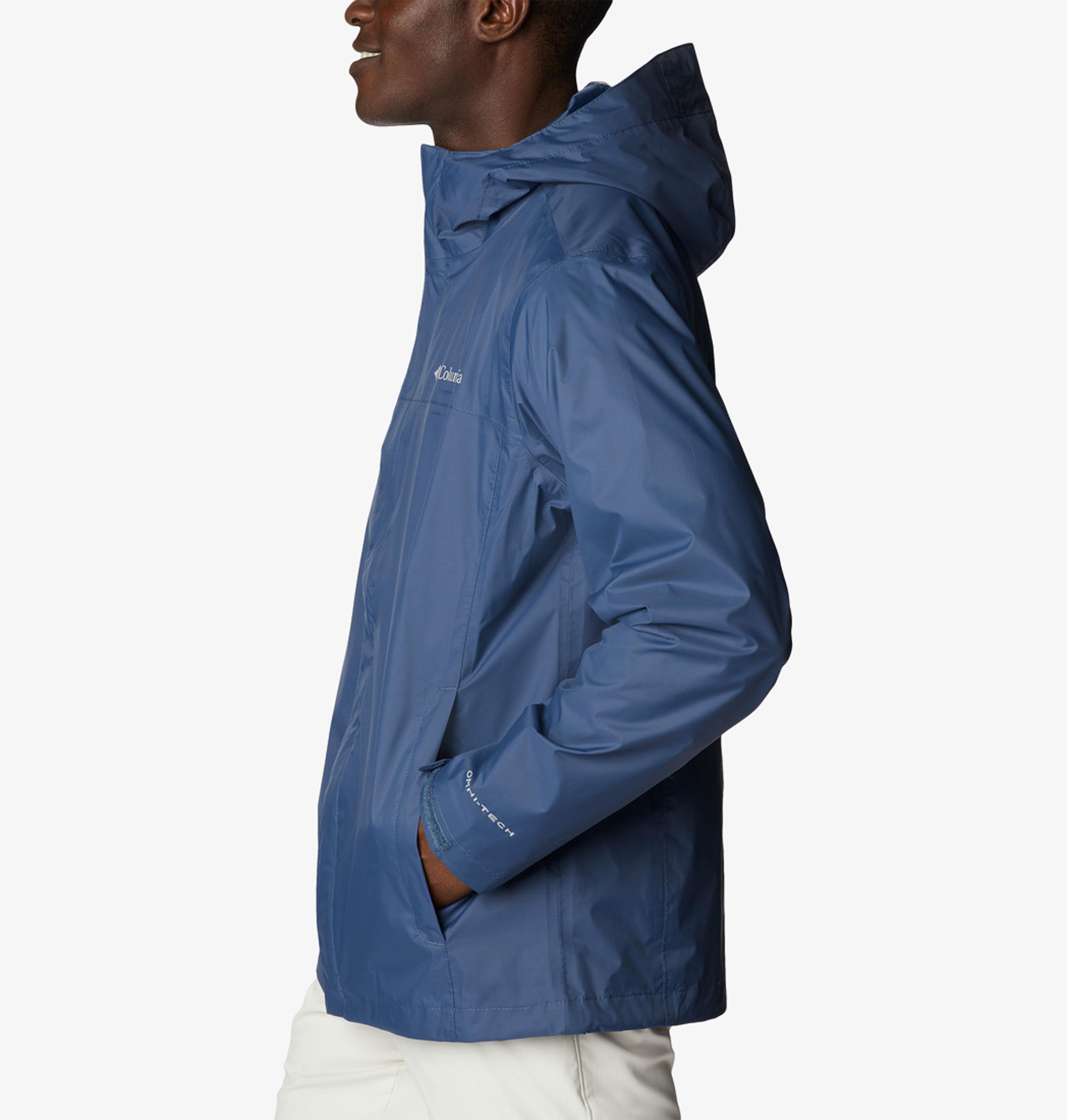 Columbia Watertight Erkek Mavi Yağmurluk
