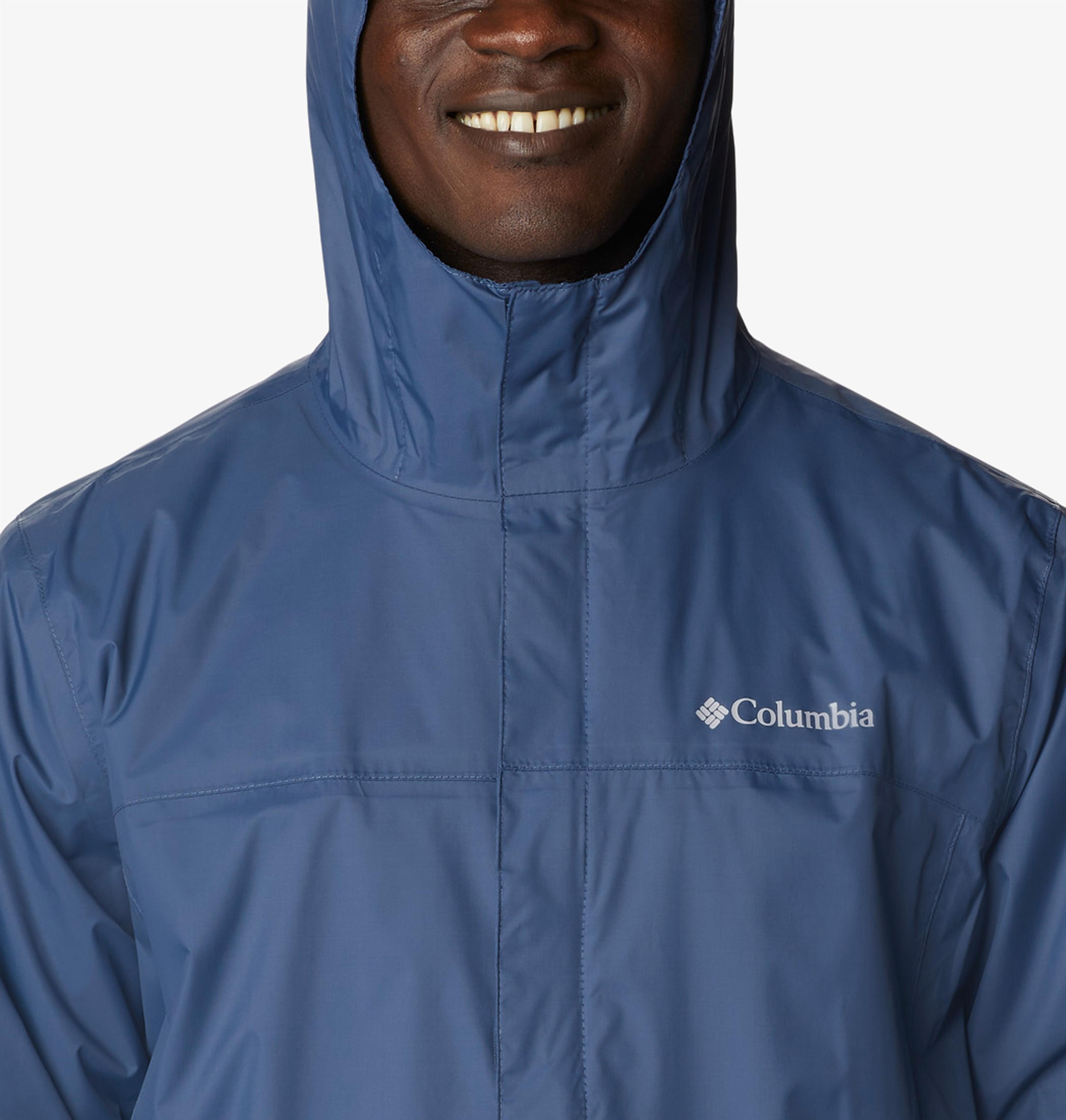 Columbia Watertight Erkek Mavi Yağmurluk
