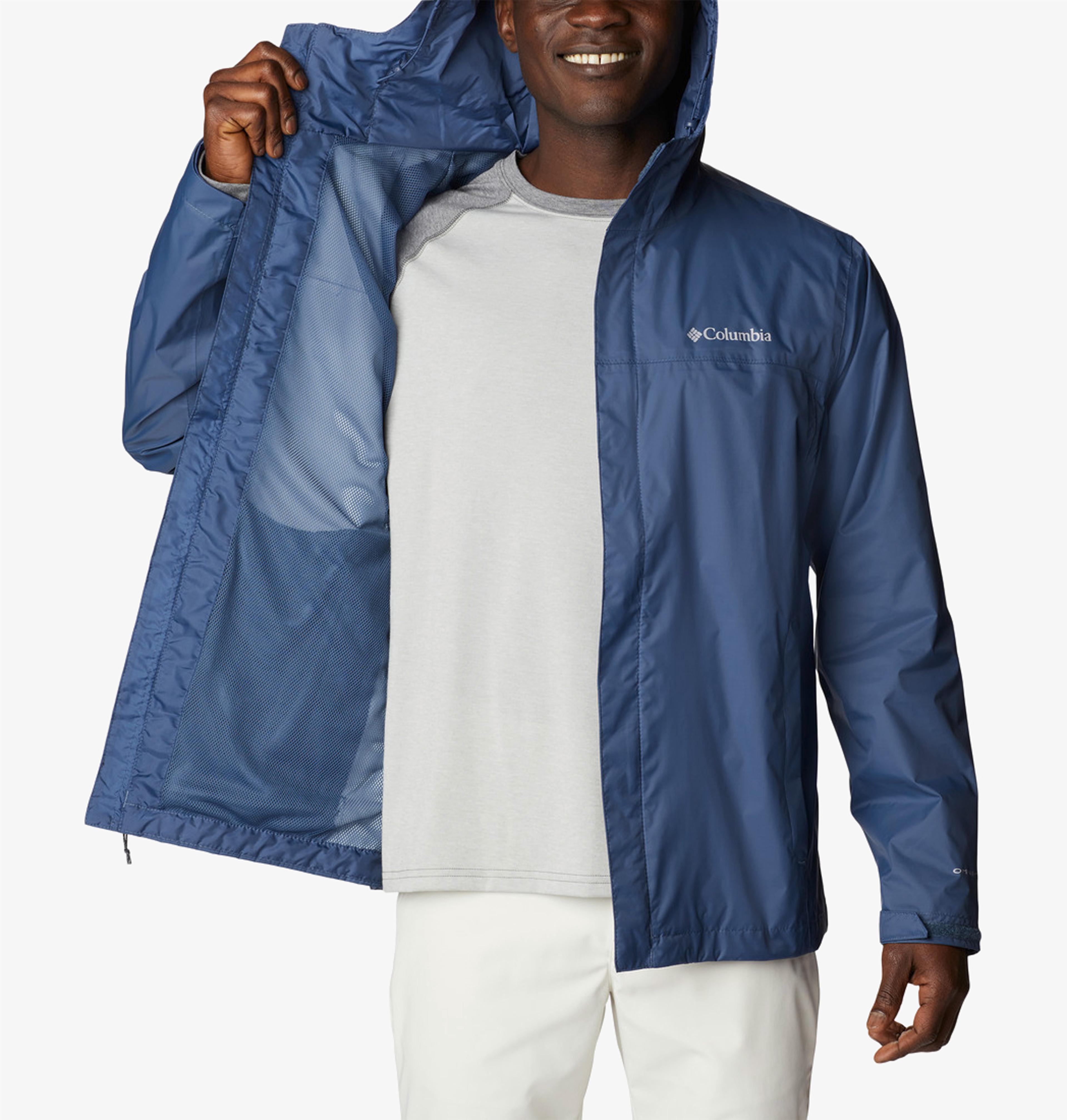 Columbia Watertight Erkek Mavi Yağmurluk