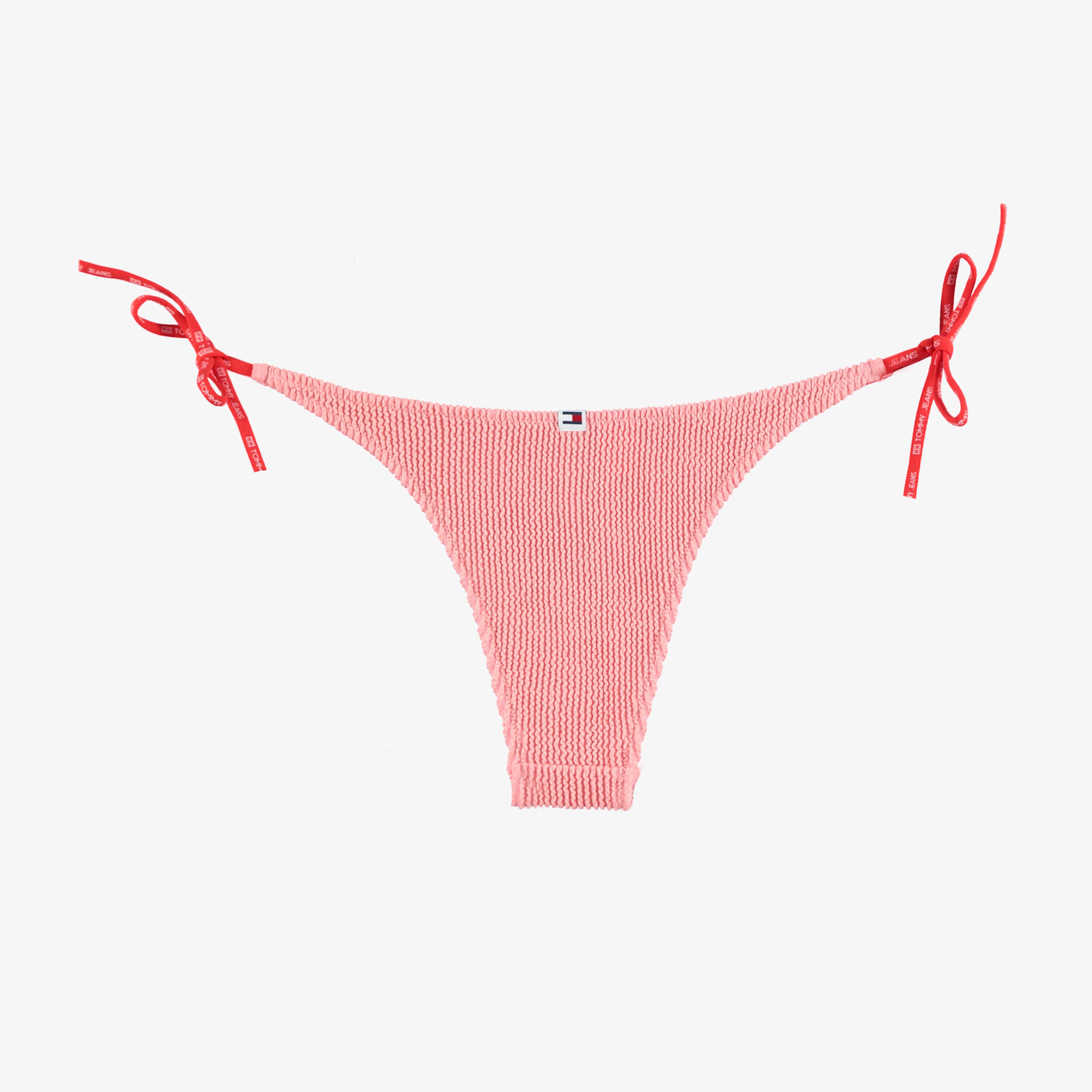 Tommy Jeans Bananaing Side Tie Kadın Pembe Bikini Altı