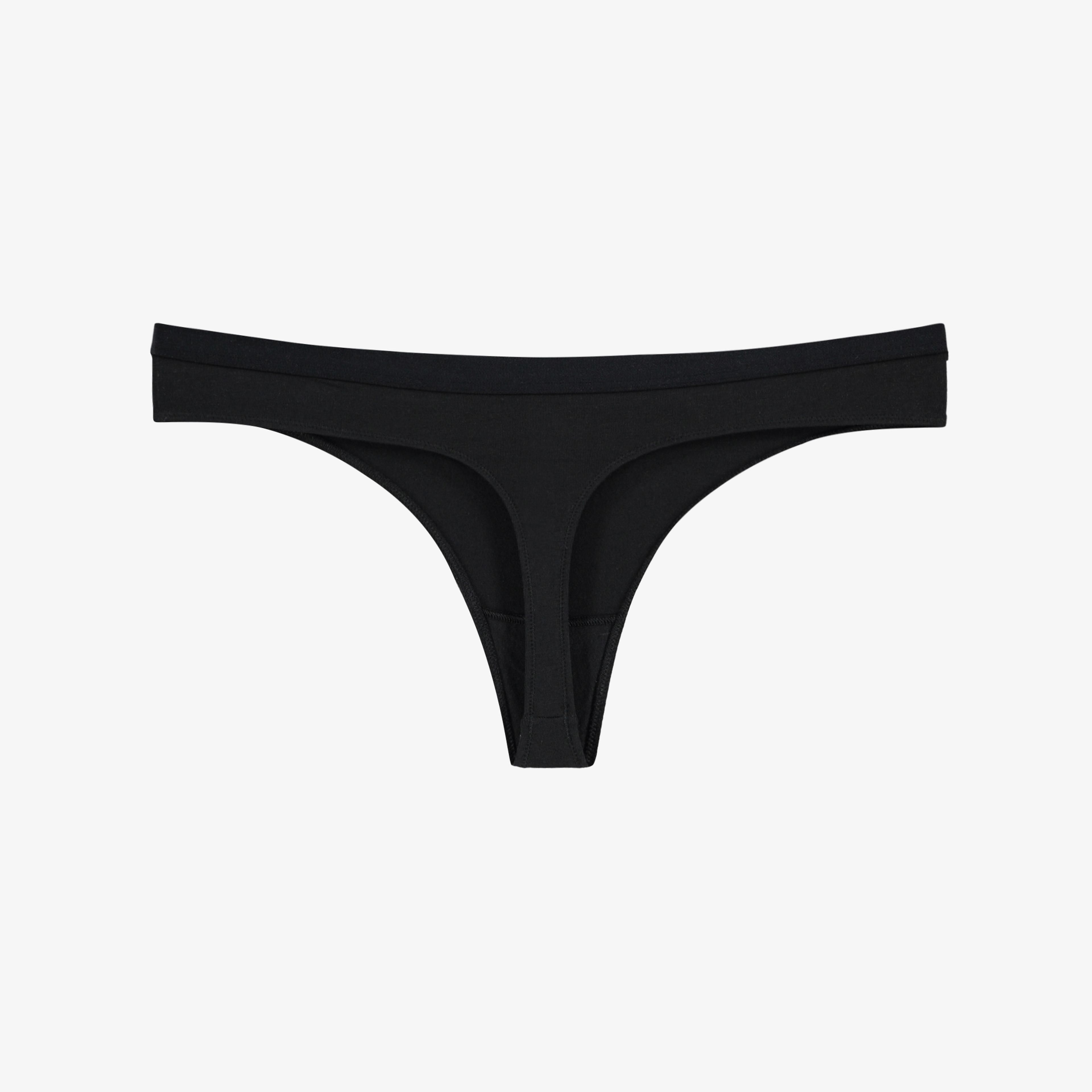 Tommy Jeans 3'lü Classic Thong Kadın Siyah Külot