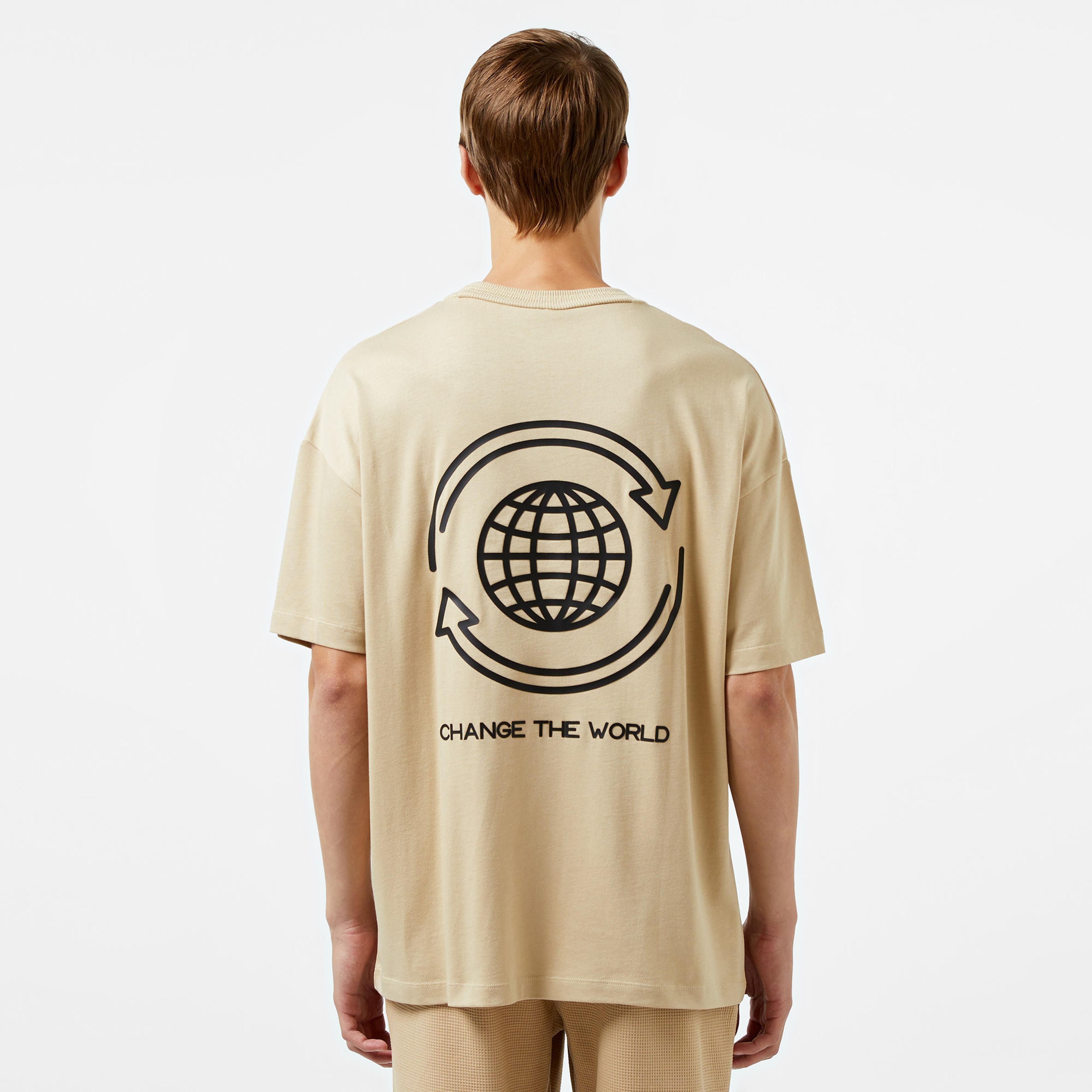UNITED4 Limit World Unisex Krem Sweatshirt