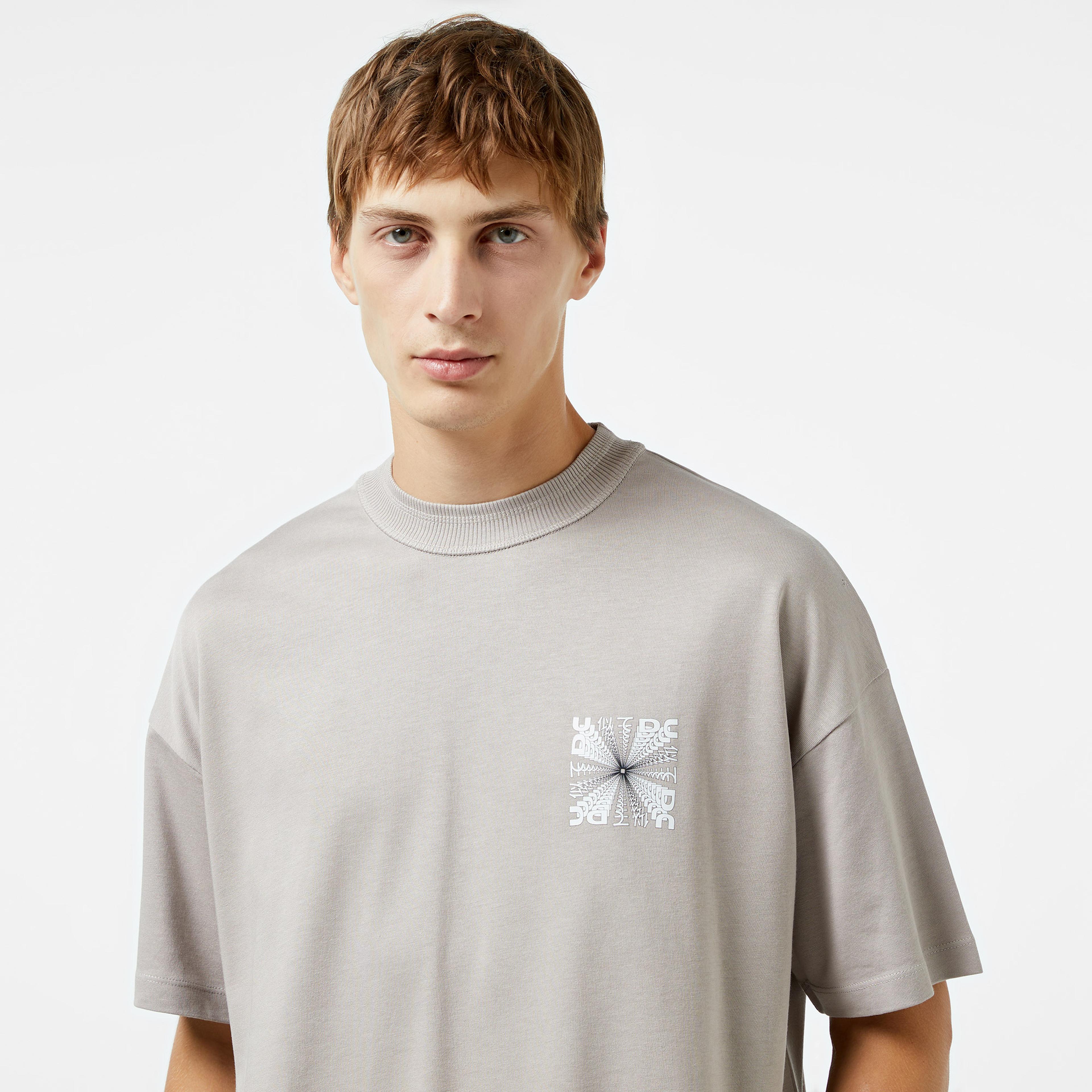 UNITED4 Classic Erkek Gri T-Shirt
