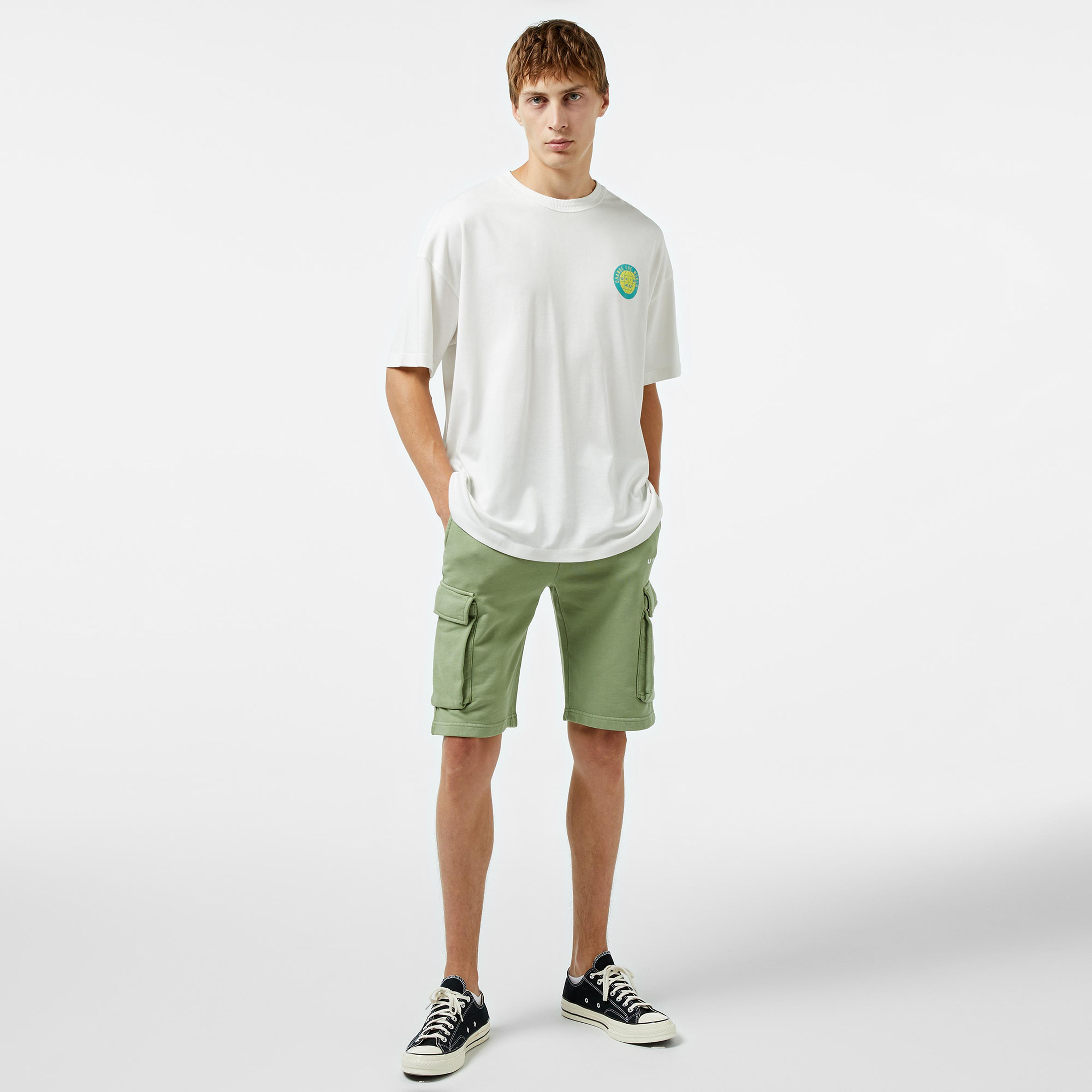 UNITED4 Classic Erkek Beyaz T-Shirt