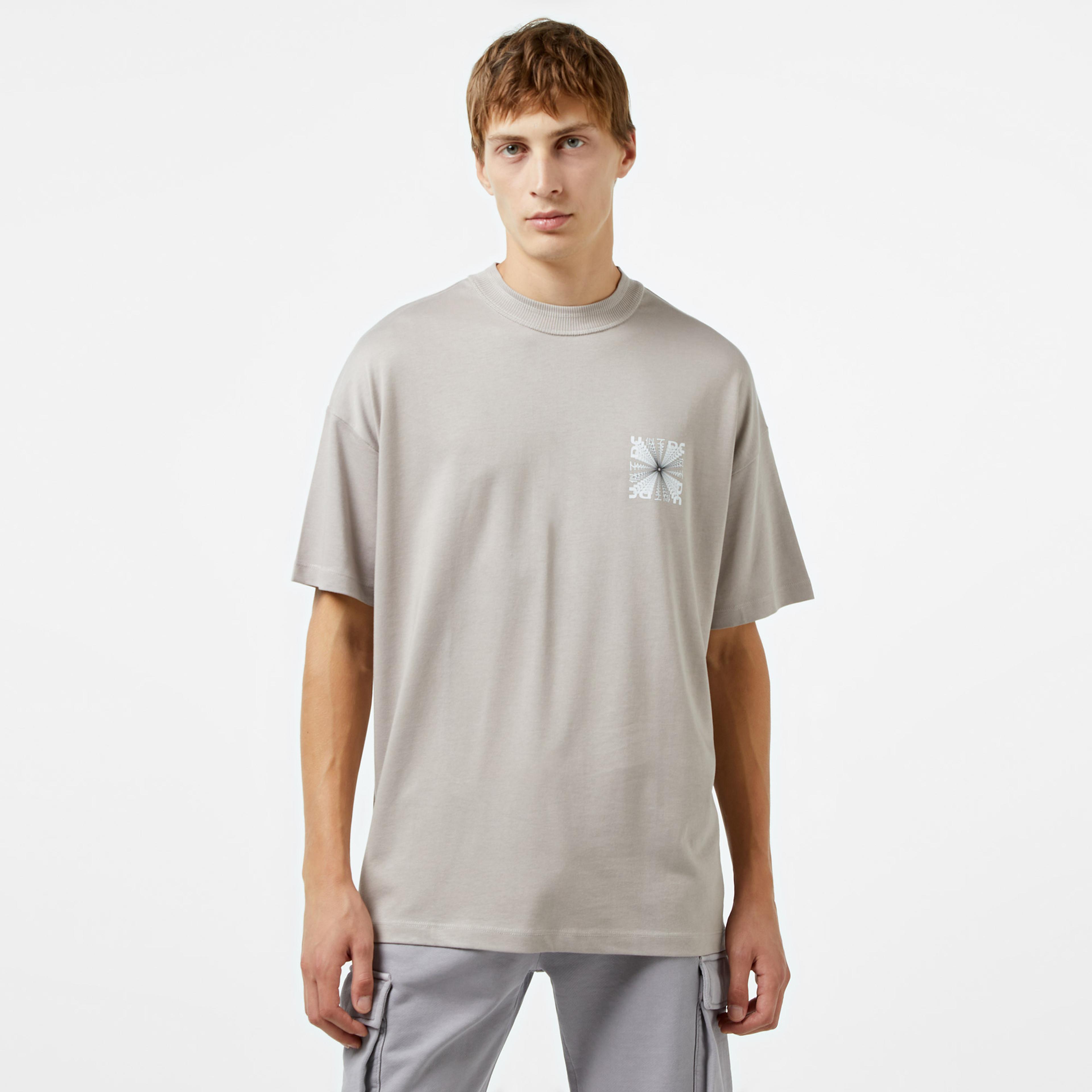 UNITED4 Classic Erkek Gri T-Shirt