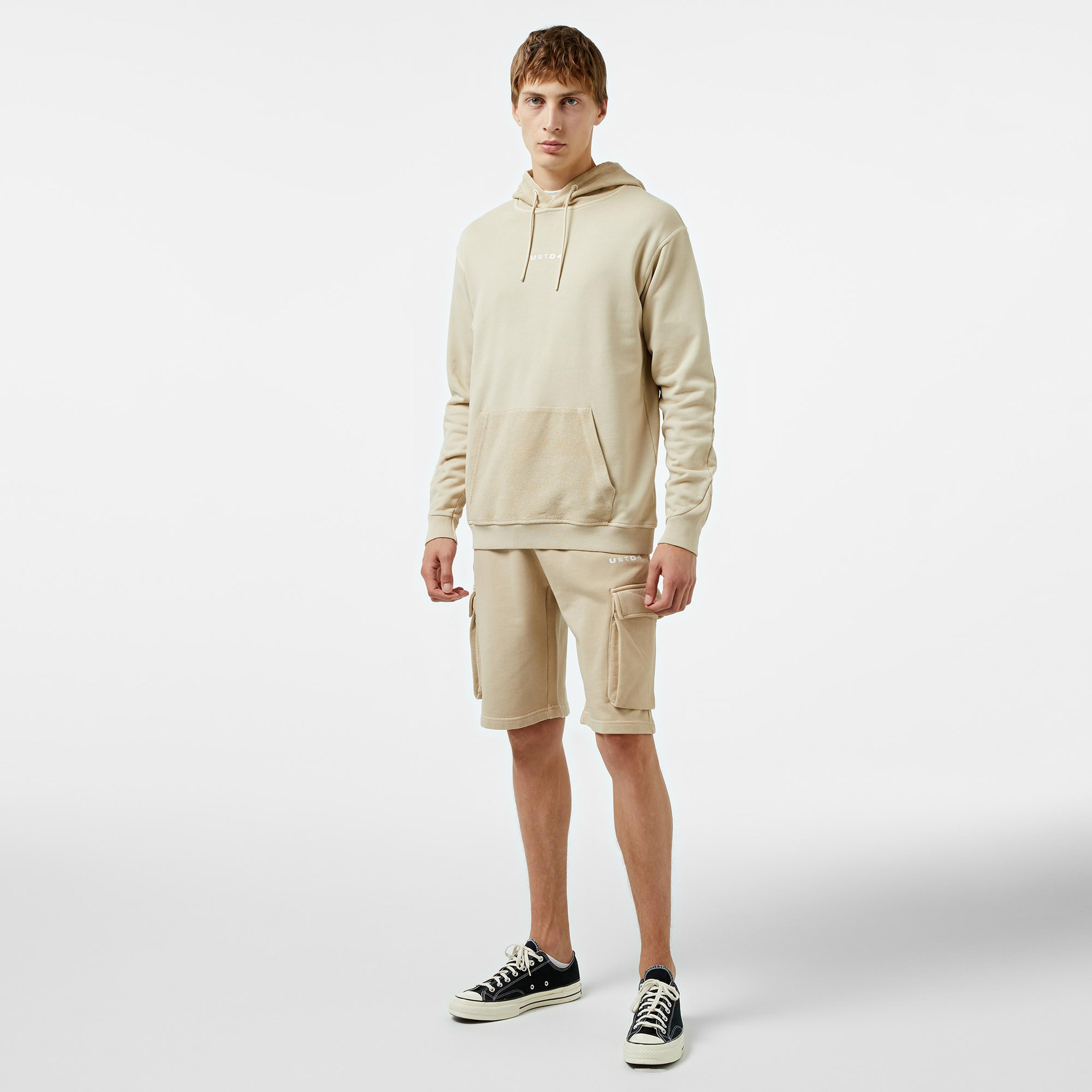 UNITED4 Classic Erkek Krem Sweatshirt