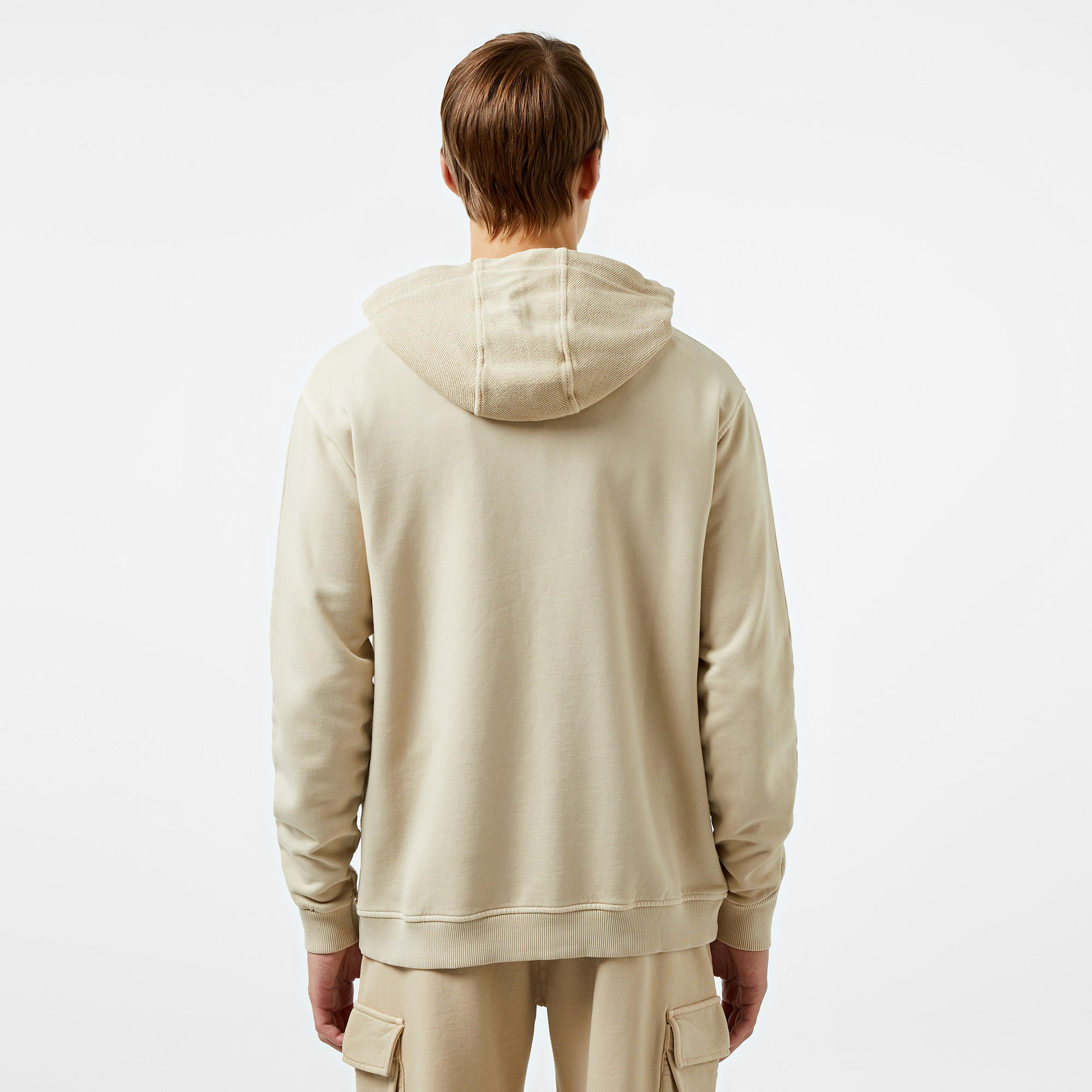 UNITED4 Classic Erkek Krem Sweatshirt
