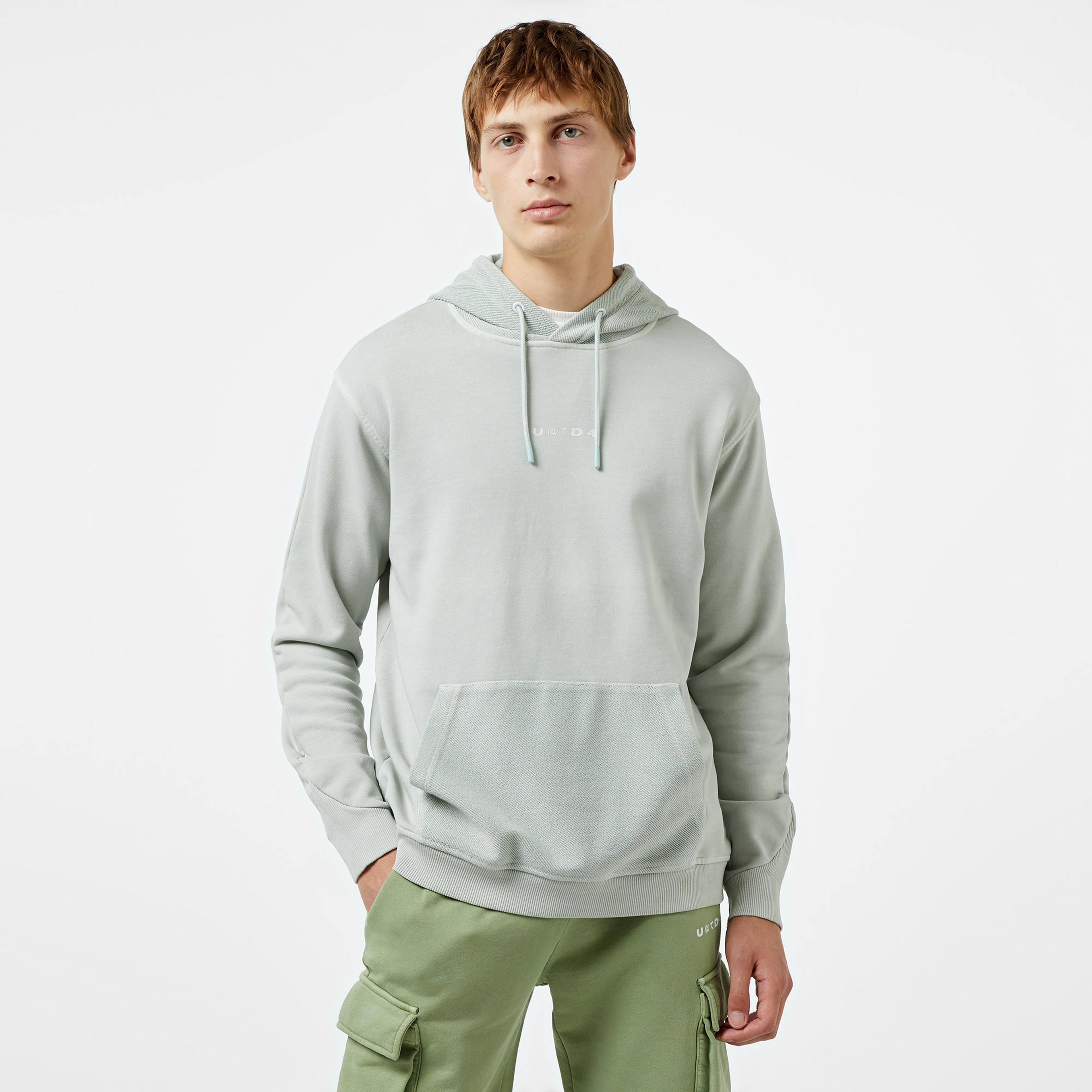UNITED4 Essentials Erkek Yeşil Hoodie