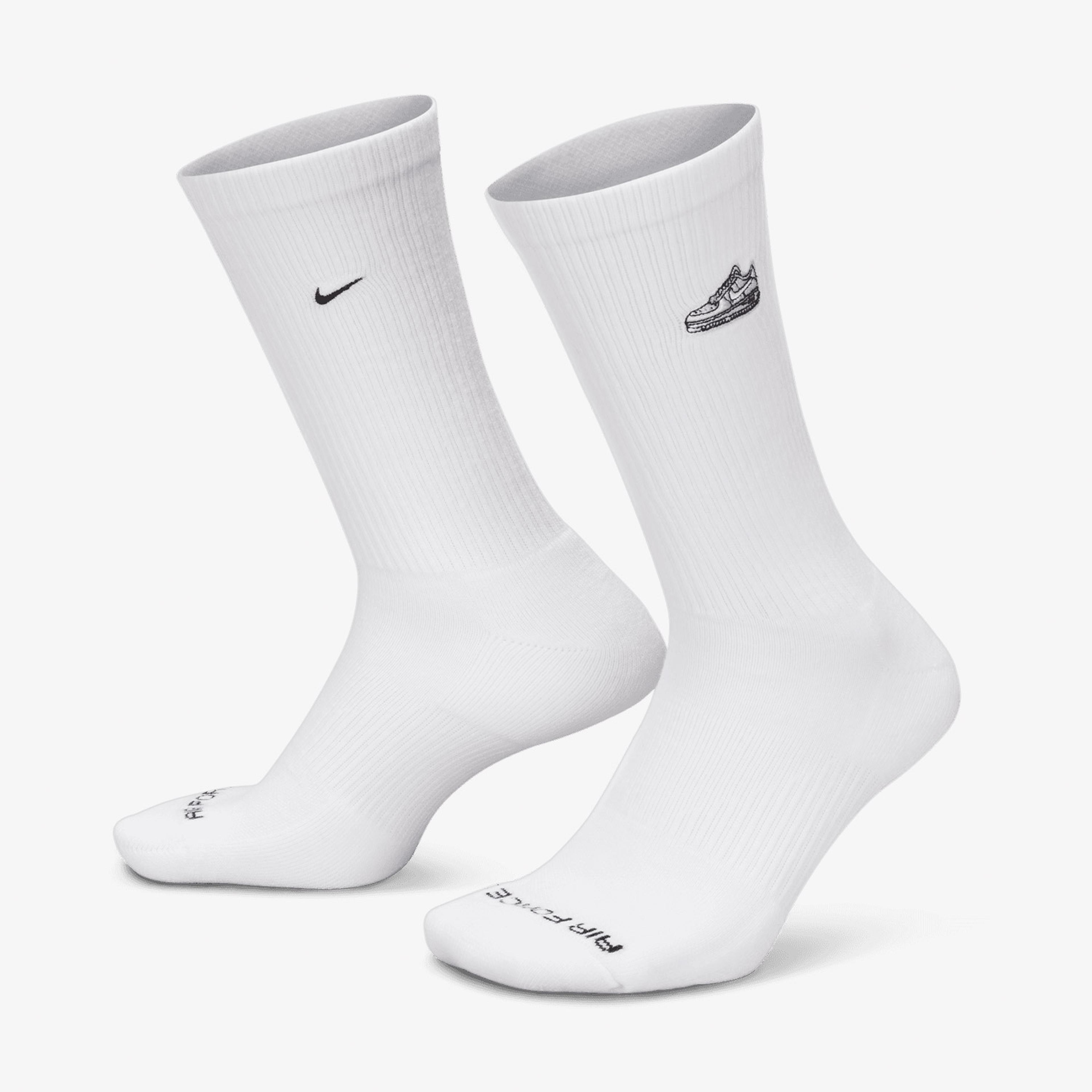 Nike Everyday Cushioned Unisex Beyaz Çorap