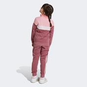 adidas Tiberio 3-Stripes Colorblock Shiny   Çocuk Pembe Eşofman Takımı