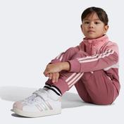 adidas Tiberio 3-Stripes Colorblock Shiny   Çocuk Pembe Eşofman Takımı
