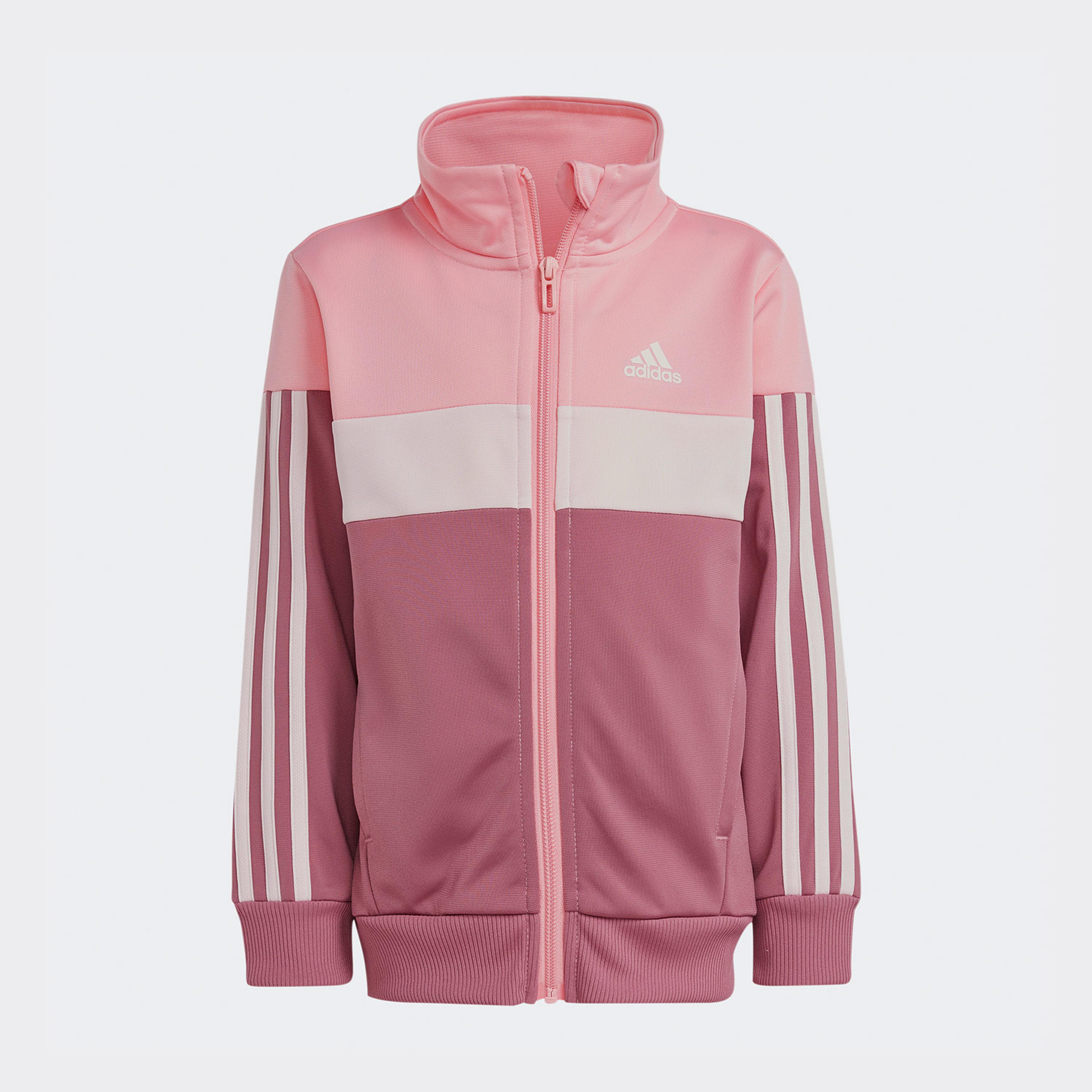 adidas Tiberio 3-Stripes Colorblock Shiny   Çocuk Pembe Eşofman Takımı