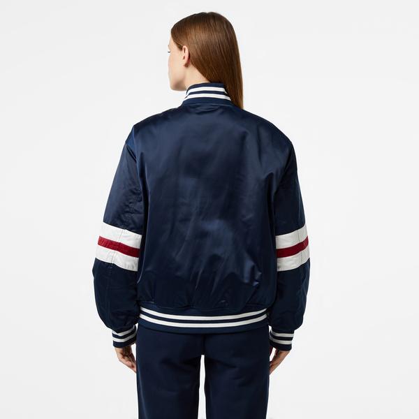 Tommy Jeans Letterman Kadın Mavi Ceket_1