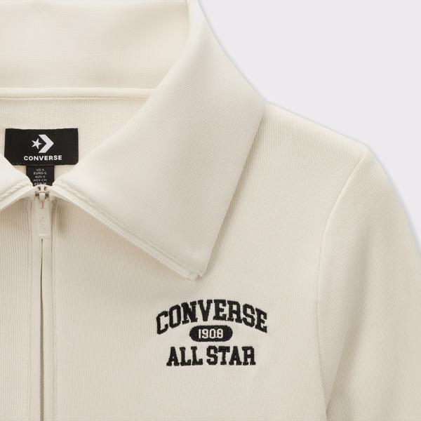 Converse Kadın Fermuarlı Krem Ceket_2