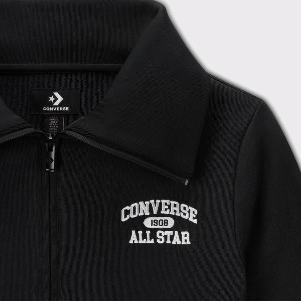 Converse Kadın Fermuarlı Siyah Ceket_2