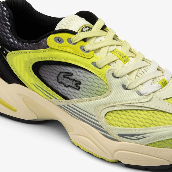 Lacoste Storm 96 2K Erkek Yeşil/Sarı Sneaker_5