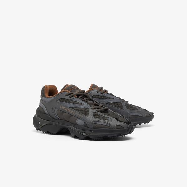 Lacoste L003 2K24 Erkek Yeşil/Siyah Sneaker_1