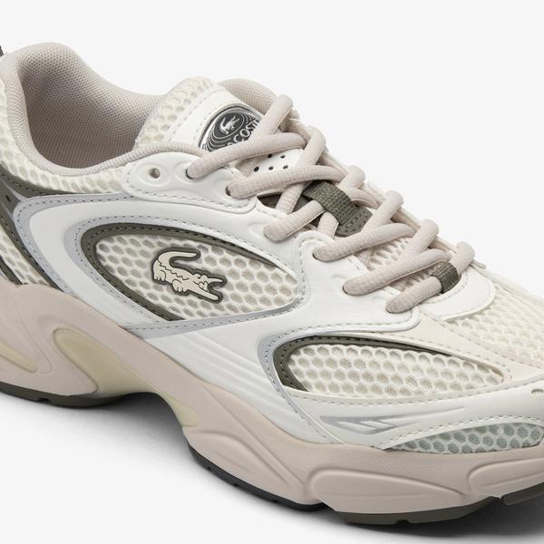 Lacoste Storm 96 2K Kadın Beyaz/Haki Sneaker_5