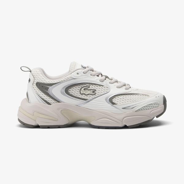 Lacoste Storm 96 2K Kadın Beyaz/Haki Sneaker