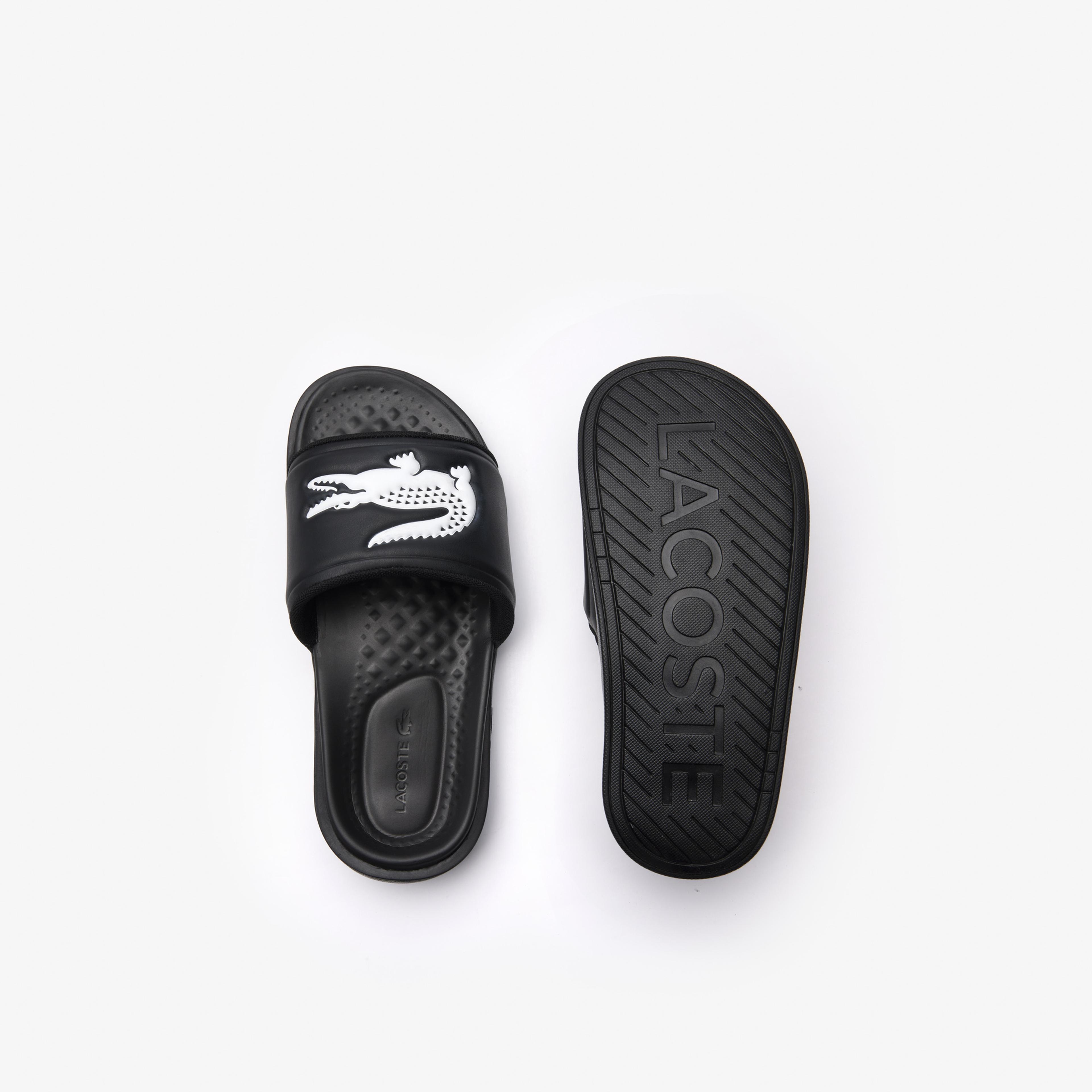 Lacoste Croco Dualiste Kadın Siyah Terlik
